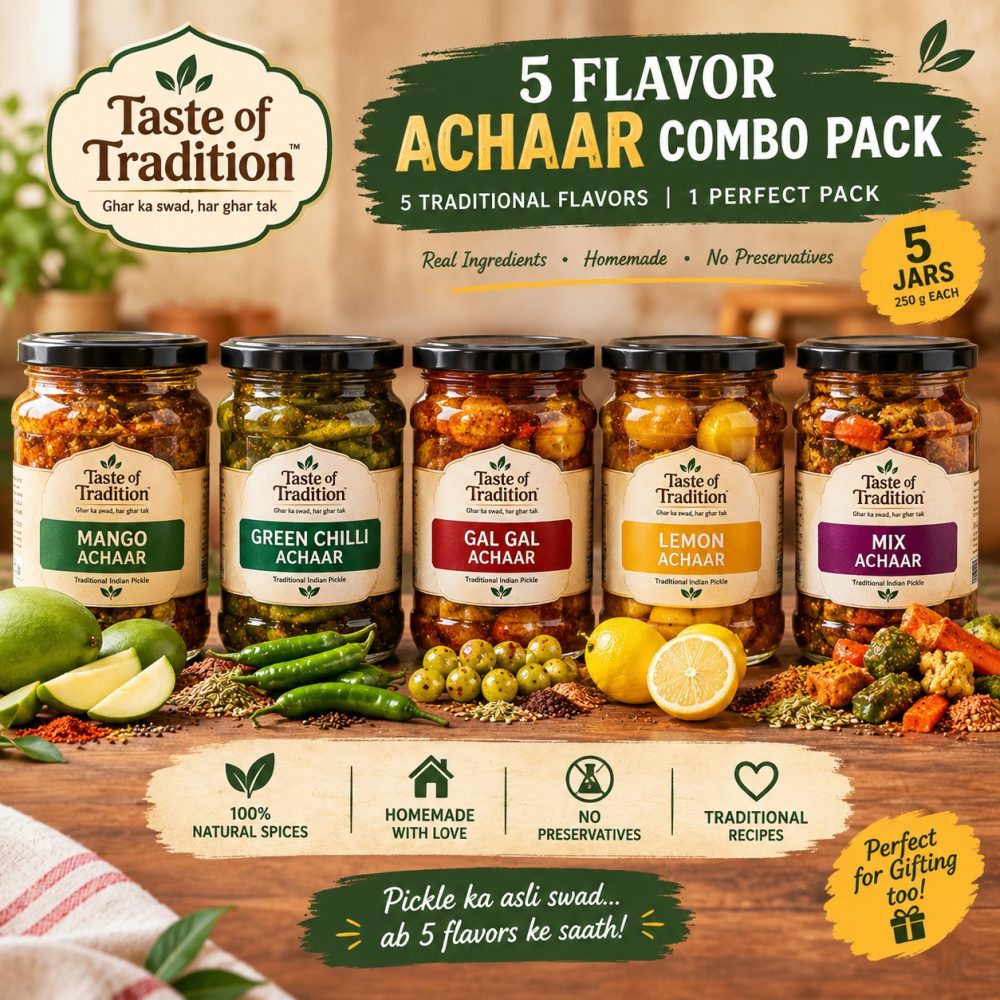 Five Flavours of Tradition — all jars included in this combo