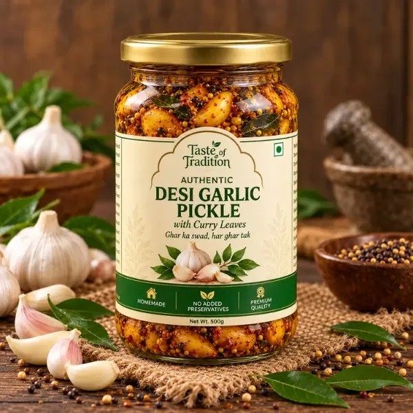 Desi Garlic Pickle