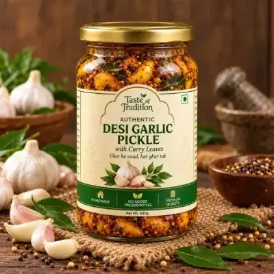 Desi Garlic Pickle
