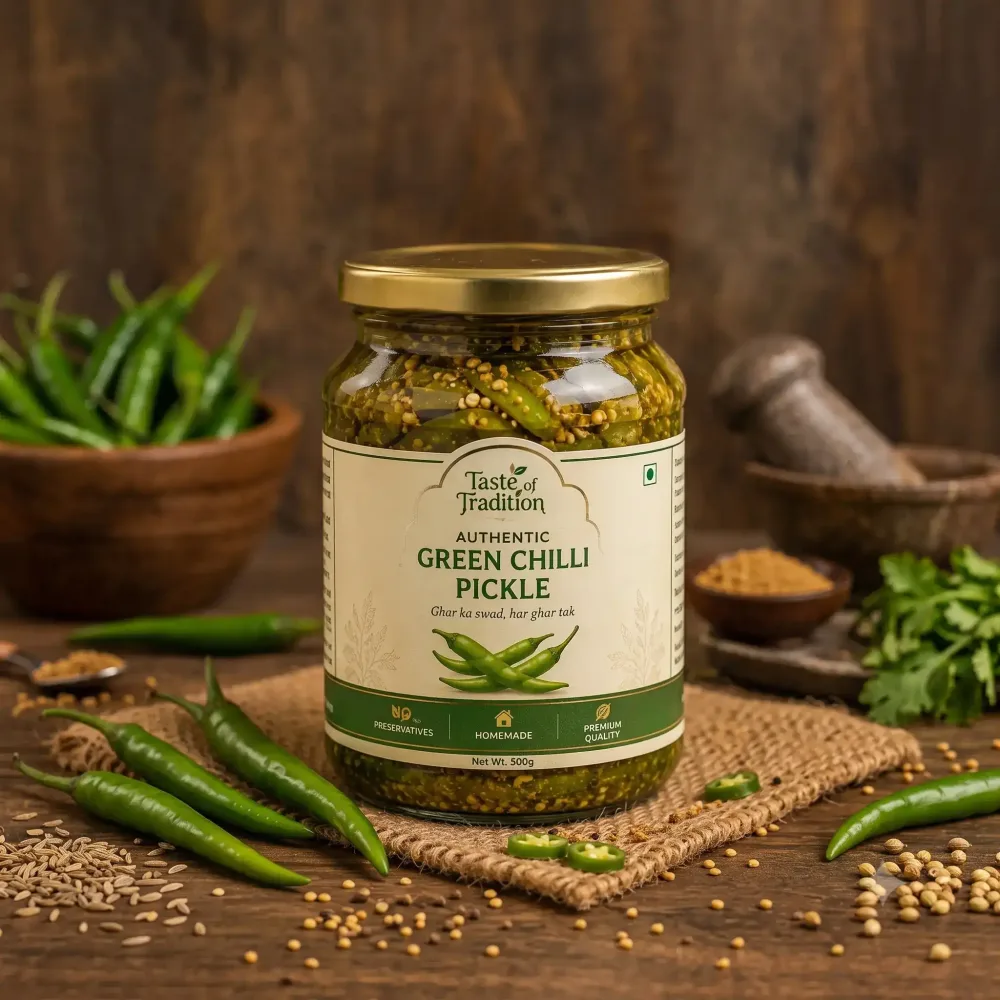 Green Chilli Achaar