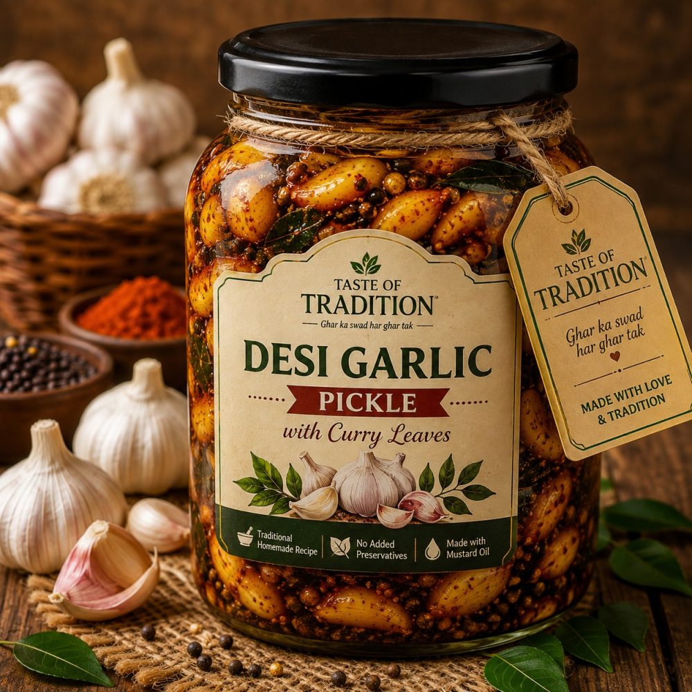 Desi Garlic Pickle
